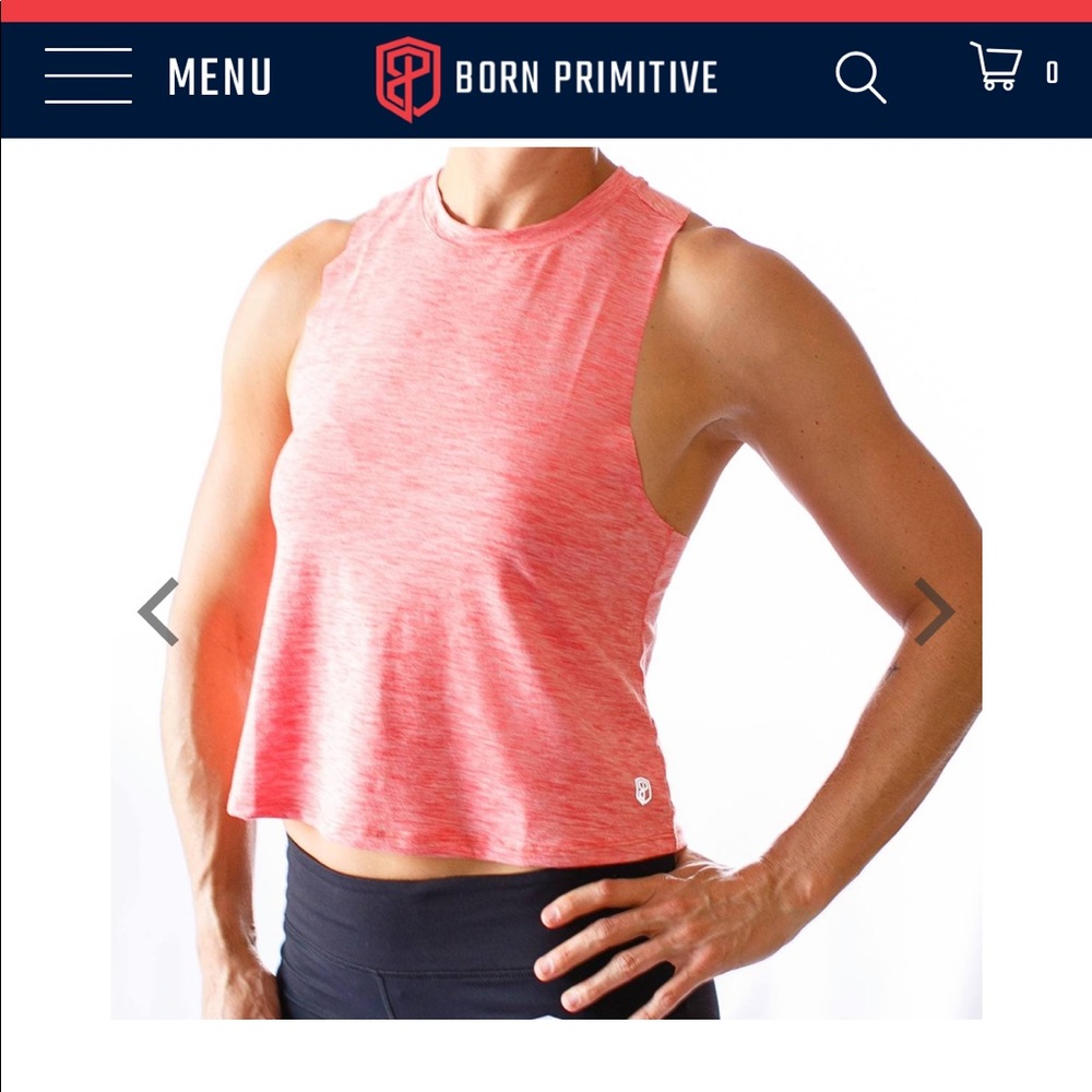 Racerback muscle crop top